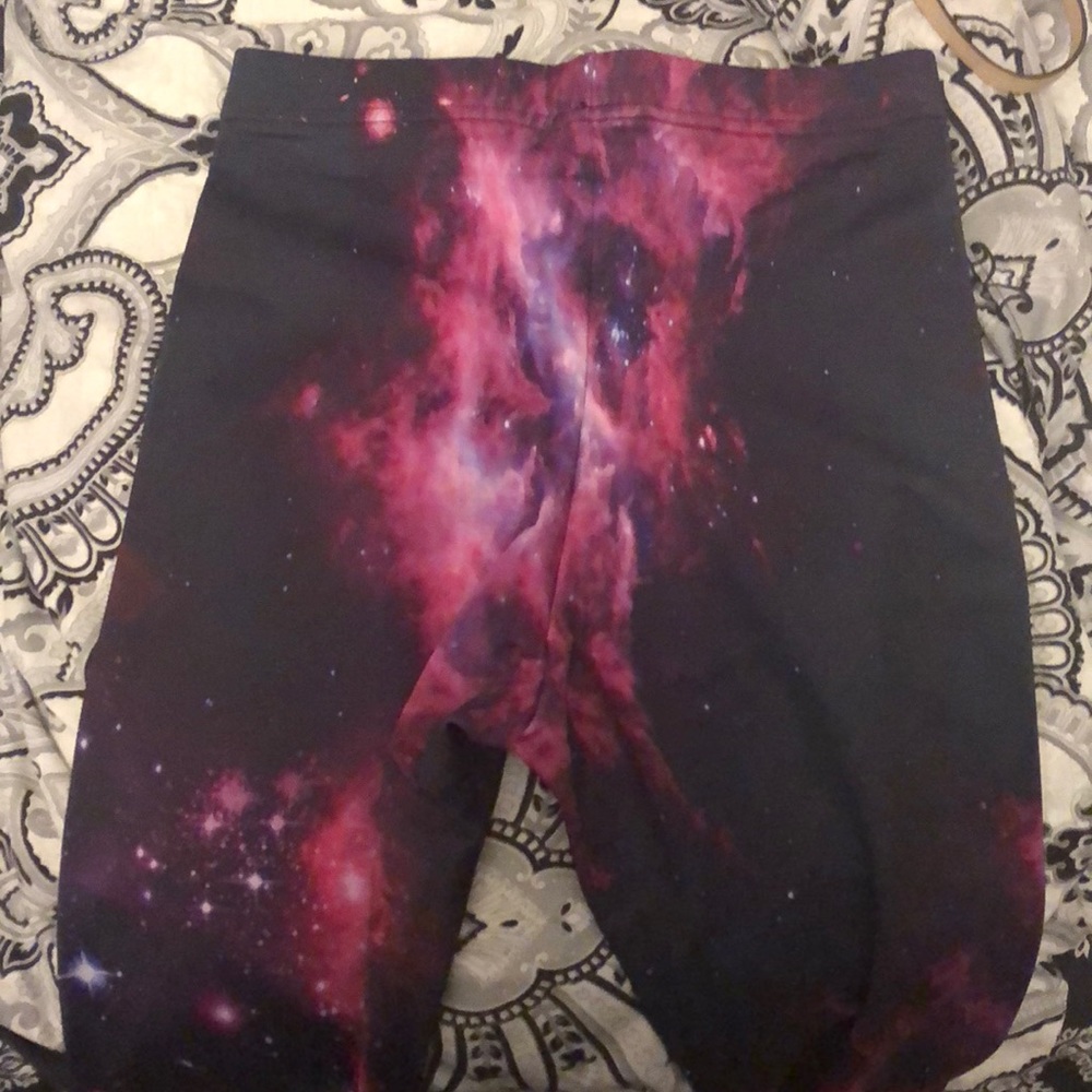 For human peoples galaxy leggings